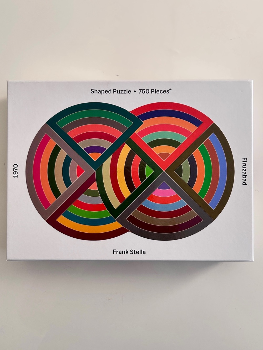 MoMA Frank Stella Firuzabad 750 Piece Shaped Puzzle NEW Sealed Geometric 1970